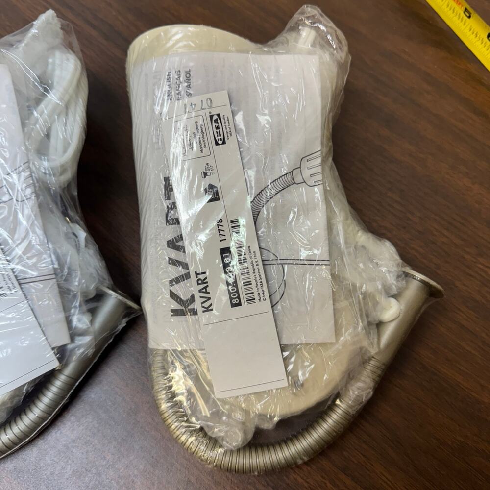 IKEA KVART lamp lot of 2 new - Picture 3 of 4